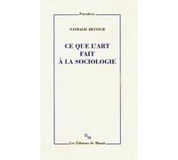 Ce Que L'art Fait À La Sociologie