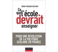 Ce Que L'école Devrait Enseigner
