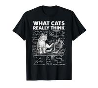 Ce Que Les Chats pensent Vraiment en Physique T-Shirt