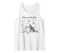 Ce Que Les Chats pensent Vraiment : Funny Physics Science Nerdy Cat Meme Débardeur