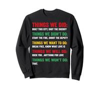 Ce que nous avons fait a construit cette ville prise de vue par The Sheriff Start Vintage Sweatshirt