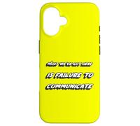Ce Que Nous Avons Ici, C'est l'échec de la Communication | Devis Coque pour iPhone 16
