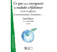 Ce que nous enseignent les malades d'alzheimer - Louis Ploton - Chronique Sociale - broché - Essai