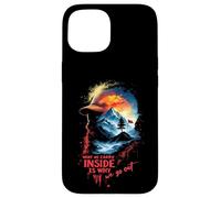 Ce Que Nous portons à l'intérieur, C'est Pourquoi Nous sortons de L'Aventure Inspiration Coque pour iPhone 15