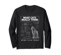 Ce Que pensent Vraiment Les Chats, Une Science Physique Amusante pour Les Amoureux des Chats Manche Longue