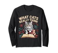 Ce Que pensent Vraiment Les Chats, Une Science Physique Amusante pour Les Amoureux des Chats Manche Longue