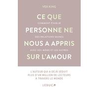 Ce Que Personne Ne Nous A Appris Sur L'amour - Comment Établir Des Relations Saines Avec Soi-Même Et Les Autres