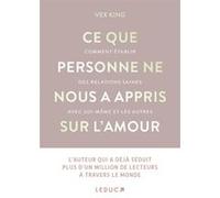 Ce Que Personne Ne Nous A Appris Sur L'amour - Comment Établir Des Relations Saines Avec Soi-Même Et Les Autres