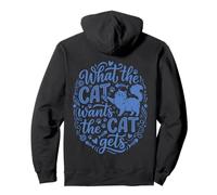Ce Que Veut Le Chat Devient Un félin drôle Sweat à Capuche