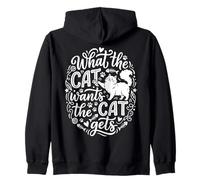 Ce Que Veut Le Chat Sweat à Capuche
