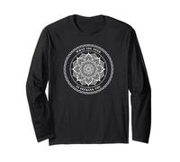 Ce Que Vous Cherchez Vous Cherche (Graphique de Mandala Spirituel) Manche Longue