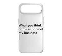 Ce Que Vous Pensez de Moi n'est Pas Mon Affaire Coque pour iPhone Air