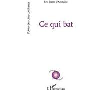 Éric Scotto D'Apollonia – Ce qui bat – Poésie – Broché – L'Harmattan