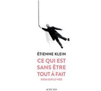 Ce qui est sans être tout à fait Etienne Klein (Auteur)