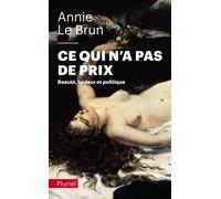 Ce qui n'a pas de prix Beauté, laideur et politique - Annie Le Brun - Hachette Pluriel Reference - Poche - Essai