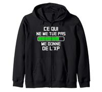 Ce Qui Ne Me Tue Pas Me Donne De L'Xp Humour Geek Sweat à Capuche