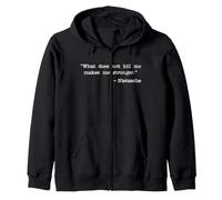 Ce Qui ne me Tue Pas me Rend Plus Fort Nietzsche Sweat à Capuche