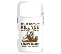 Ce Qui ne Vous Tue Pas Vous Rend Plus Fort, sauf Les Ours Qui campent Coque pour iPhone 17 Pro