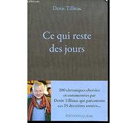 Ce qui reste des jours