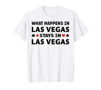 Ce qui se passe à Las Vegas reste en vacances de voyage à Las Vegas T-Shirt