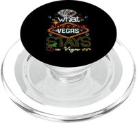 Ce Qui se Passe à Vegas Reste au Casino de Jeu de Vegas PopSockets PopGrip pour MagSafe