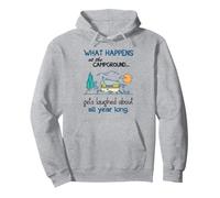 Ce Qui se Passe au Camping se Fait Rire Toute l'année Sweat à Capuche