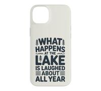 Ce Qui se Passe au lac n'est Plus qu'un Souvenir Amusant Coque pour iPhone 14 Plus