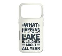 Ce Qui se Passe au lac n'est Plus qu'un Souvenir Amusant Coque pour iPhone 17 Pro