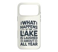 Ce Qui se Passe au lac n'est Plus qu'un Souvenir Amusant Coque pour iPhone 17 Pro Max