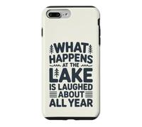 Ce Qui se Passe au lac n'est Plus qu'un Souvenir Amusant Coque pour iPhone 7 Plus/8 Plus