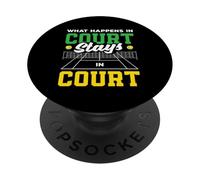 Ce Qui se Passe au Tribunal Reste Un Joueur de Tennis PopSockets PopGrip Adhésif