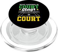 Ce Qui se Passe au Tribunal Reste Un Joueur de Tennis PopSockets PopGrip pour MagSafe