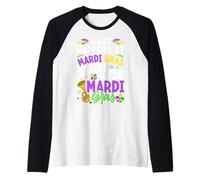 Ce Qui se Passe chez Mardi Gras Reste chez Mardi Gras Manche Raglan