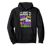 Ce Qui se Passe chez Mardi Gras Reste chez Mardi Gras Sweat à Capuche