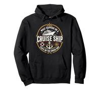 Ce Qui se Passe sur Un Bateau de croisière Reste sur Le Bateau de croisière Sweat à Capuche