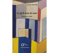 Ce qu'il reste de nous Peintures et écrits - Antonio Marraffa - Orizons - broché - Roman