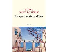 Ce qu'il restera d'eux - Eloïse Cohen De Timary - Lattes - broché - Roman