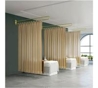 Ce Rideau de séparation pour Salon de beauté, avec système de Tringle à Rideaux en Forme de U et Rideau de séparation Laissant Passer la lumière, Offre Une intimité optimale pour la séparati