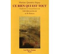 Ce rien qui est tout