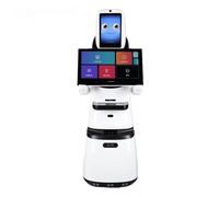 Ce robot de service innovant offre une prise en charge multilingue et une connectivité à double réseau, conçu spécifiquement pour l'enregistrement à l'hôtel, la réception d'affaires et l'interaction