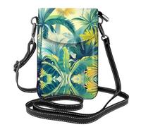 Ce sac à bandoulière léger et unisexe à rabat libère vos mains et est adapté pour les voyages, les vacances et une utilisation quotidienne., Forêt tropicale., Taille unique