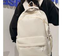 Ce sac à dos multifonctionnel de couleur unie pour le campus est spécialement conçu pour les femmes, avec une grande capacité, un design à compartiments multiples simple. Convient pour les voyages, le