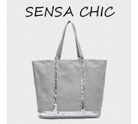 Ce sac à main de mode français pailleté a une grande capacité, avec un design unique d'épaule/bandoulière rétro, très adapté pour les déplacements quotidiens, la vie étudiante, le travail, les achats,