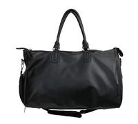 Ce sac de fitness de grande capacité est fabriqué en polyuréthane et peut être porté en diagonale, à la main ou sur une épaule, il est adapté pour les voyages d'affaires et les voyages courts, noir