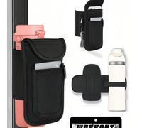 Ce sac de fitness noir ou blanc est équipé d'un porte-bouteille d'eau magnétique et d'une grande poche pour téléphone. Il comporte 4 aimants intégrés qui peuvent se fixer fermement à l'équipement de f