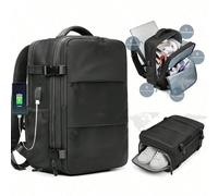 Ce sac d'ordinateur portable multifonctionnel présente un design anti-vol, convient comme sac à dos de voyage, portable, léger, durable, élégant, pour la maison, pour l'extérieur Taille UniqueUnicolor