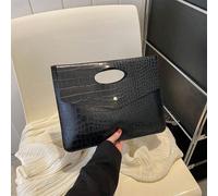 Ce sac embrayage en matière PU avec motif de pierre de couleur unie est simple et , léger et luxueux, convenant pour le travail quotidien des femmes, pour assister à des fêtes ou comme cadeau de rende
