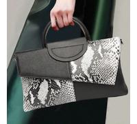 Ce sac est fabriqué à partir de matériau en PU à motif de crocodile coupé au hasard, et est un sac polyvalent pour femmes pouvant être utilisé comme sac bandoulière, sac à main, sac d'épaule, pochette