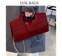 Ce sac est fabriqué à partir d'un matériau en PU à motif de crocodile coupé au hasard, et est un sac polyvalent pour femmes pouvant être utilisé comme sac bandoulière, sac à main, sac d'épaule, pochet