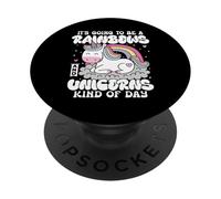 Ce Sera Une journée des arcs-en-Ciel et des Licornes, Une Licorne Cool PopSockets PopGrip Adhésif